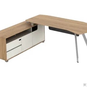 Стол руководителя на опорной левой тумбе