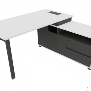 Стол руководителя на опорной правой тумбе