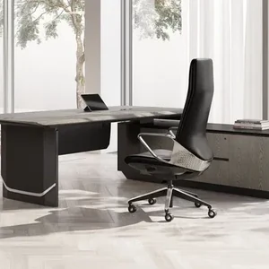 Стол руководителя на опорной правой с элетроприводом